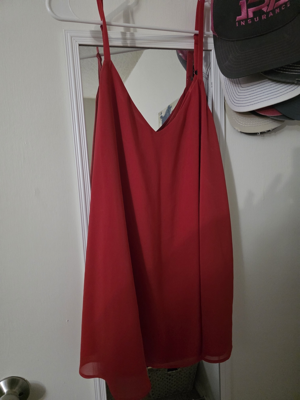 torrid Red V-Neck Spaghetti Strap Camisole